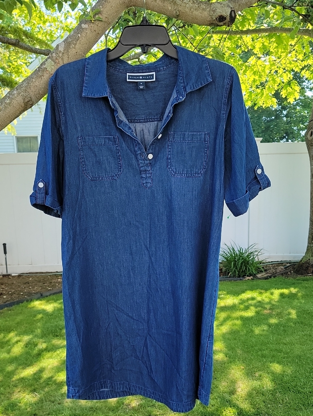 Karen Scott Denim Dress